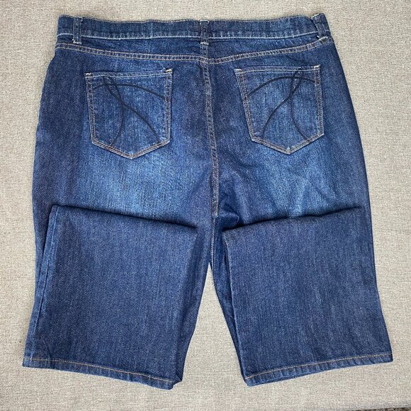 New York & Company Bootcut Denim Jeans Women's 18 Tall Blue Casual Pants - Picture 8 of 16